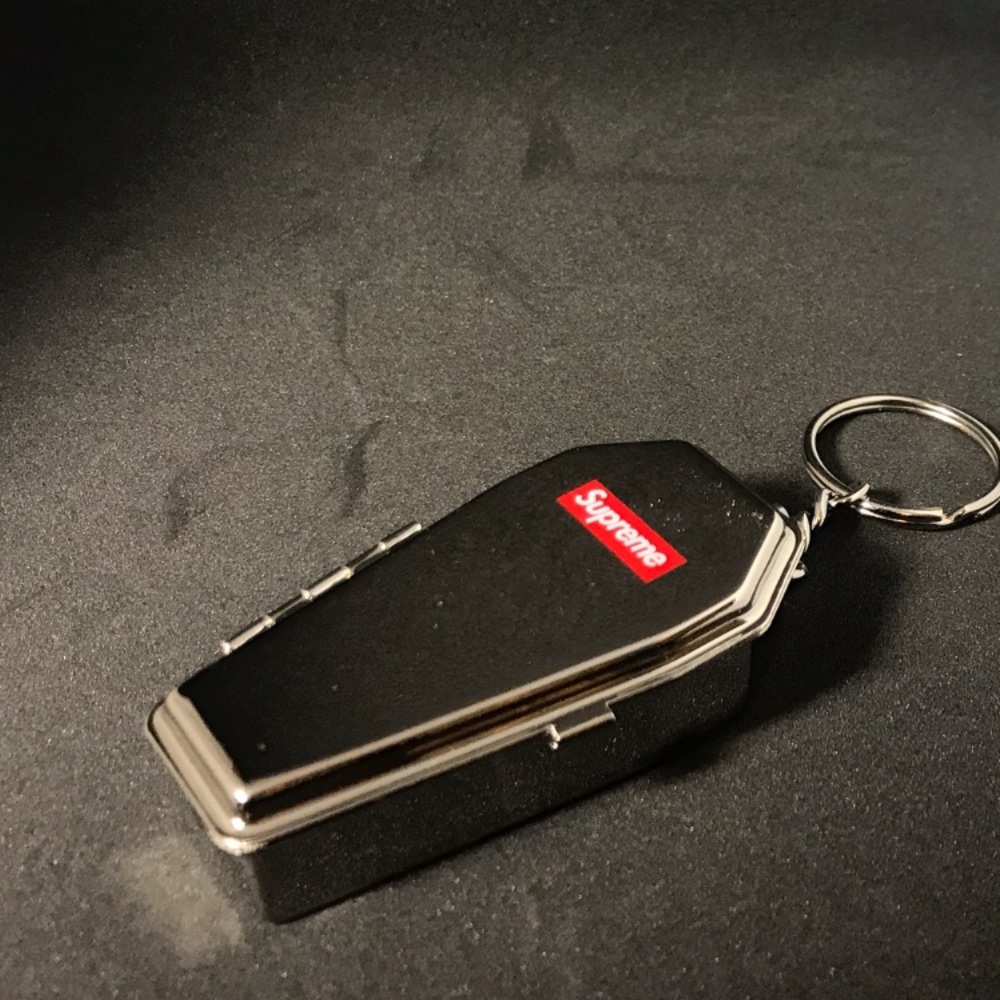 Supreme Coffin Keychain
